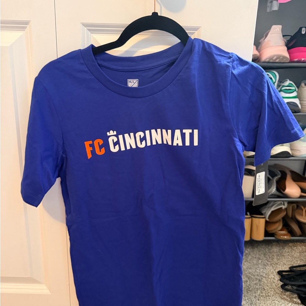 FC Cincinnati Men's Royal Blue Short Sleeve Crew Tee